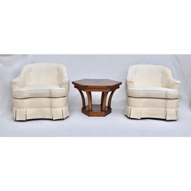 Chestnut 1960's Modern Tomlinson Side or End Table For Sale - Image 8 of 9