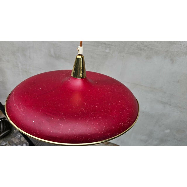 1960s Danish Brass Chandelier, 1960s For Sale - Image 5 of 9