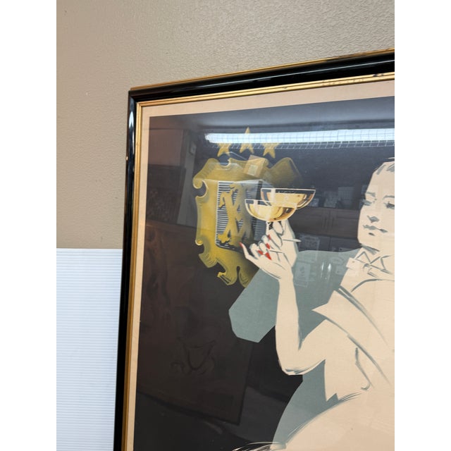 Robert Falcucci for Veuve Amiot Advert Poster, 1929 For Sale - Image 10 of 12