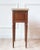 Louis XVI Style Mahogany Side Table with Marble Top and Brass Gallery, 20th Cent For Sale In Atlanta - Image 6 of 10