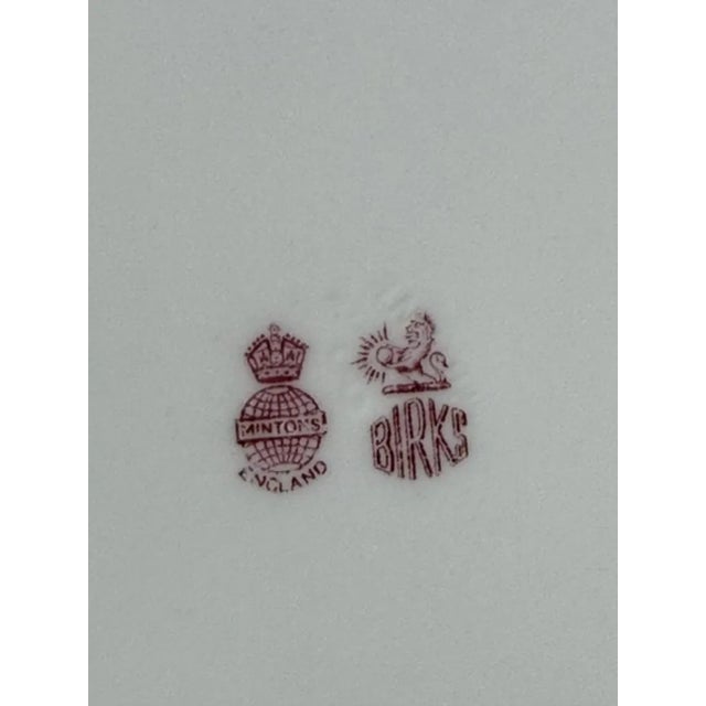 Early 20th Century Set of 12 English Mintons Cobalt and Gold Encrusted Dinner Plates For Sale - Image 5 of 6