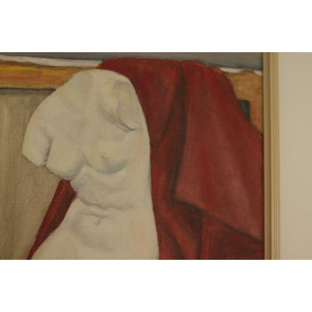 Bernier, Sculpture, 1955, Oil on Canvas, Framed For Sale - Image 6 of 13