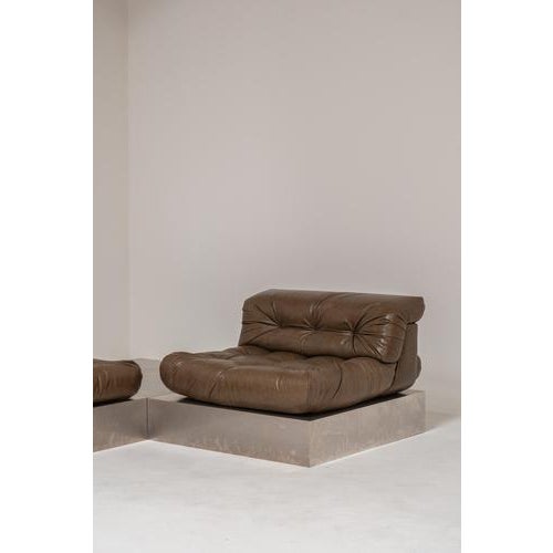 First Edition Mah Jongh Sofa from Roche Bobois, 1970s, Set of 3 For Sale - Image 13 of 18