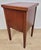 Mid-Century Bedside Table with Leather Top Lid, 1950 For Sale - Image 4 of 18
