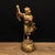 Metal Gilded Bronze Kui Xing Statue, God of Literature For Sale - Image 7 of 9