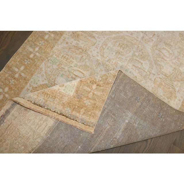Textile Vintage Ivory Balouch Pictorial Rug - 2'11" x 5' For Sale - Image 7 of 8