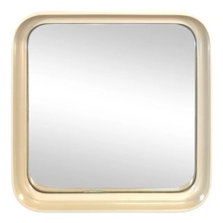 Square Italian Mirror in Resin For Sale