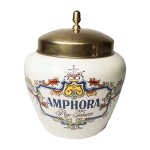 Dutch Ceramic Snuff Box from Zenith Gouda, 1960s