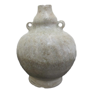 Southeast Asian Thai Small Glazed Pottery Water Dropper Gourd Bottle or Vase