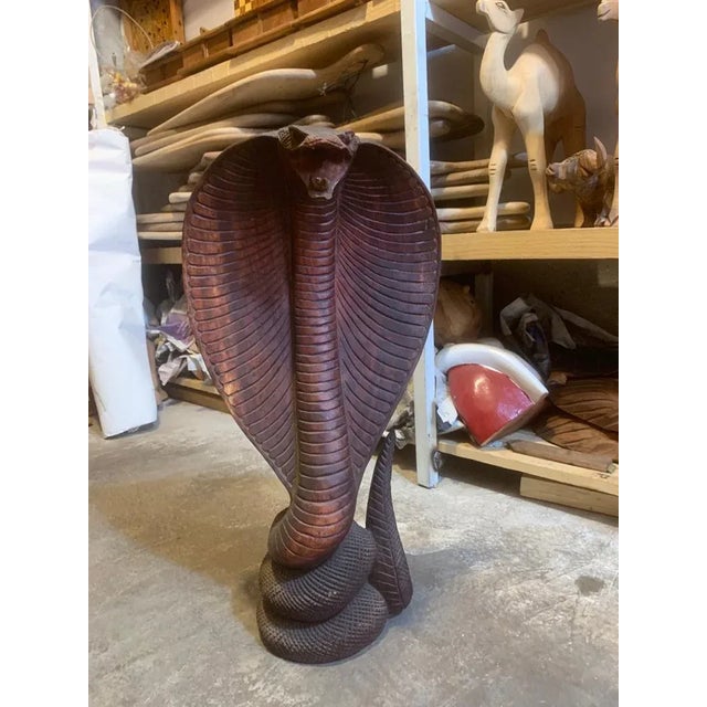 Handmade Moroccan Cobra Snake Decor For Sale - Image 9 of 10