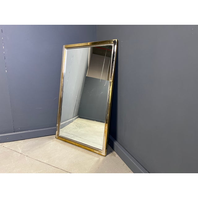 1970s Brass Mirror from Belgochrom, 1970s For Sale - Image 5 of 8