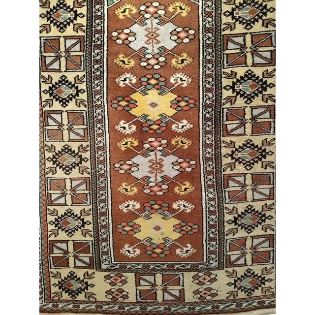 Vintage Turkish Tribal Prayer Rug - 3‚Äô9‚Äù X 6‚Äô3‚Äù For Sale In Chicago - Image 6 of 13