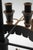 1980s Pair of Black & Gold Toleware Candelabras For Sale - Image 10 of 11