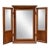 Antique Trifold Mirror For Sale