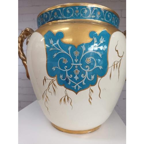 Antique Vase by France Anton Mehlem from Royal Bonn, 1875 For Sale - Image 9 of 15