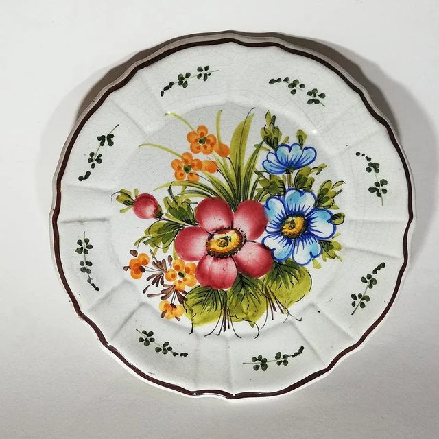 White Dishes from Ceramica Bassano, 1960s, Set of 6 For Sale - Image 8 of 15