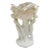 Large Italian Art Nouveau Centerpiece Bowl With Figural & Calla Lily Motif For Sale