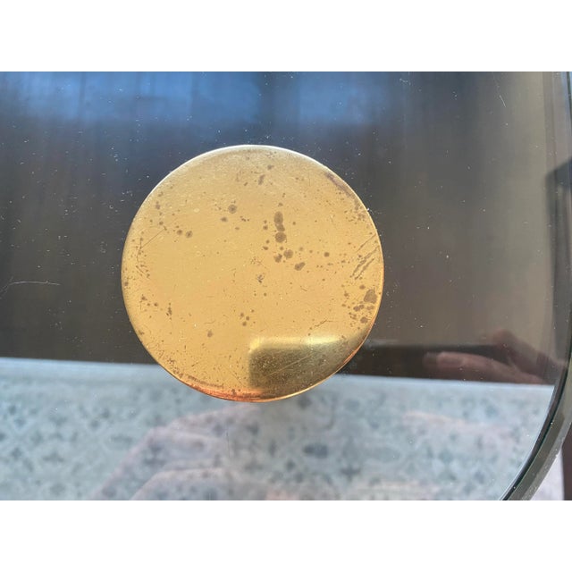 Pace Collection 1970s Pace Collection Mid-Century Modern Glass and Brass Dining Table For Sale - Image 4 of 7