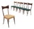 Vintage Chair in Stained Beech, 1950s For Sale