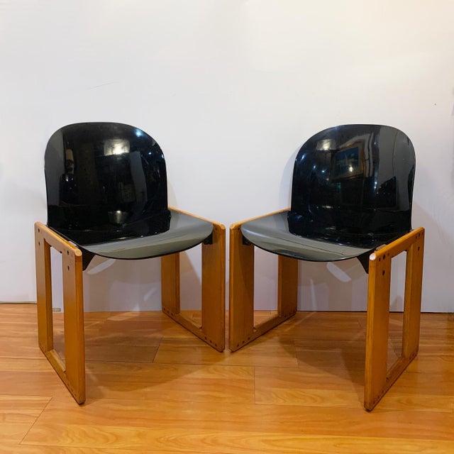 A Dialogo Chairs by Afra and Tobia Scarpa for B&B, 1970s, Set of 2 For Sale - Image 13 of 13