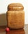 Vintage Chinese Willow Woven Fisherman Basket Asian Storage Container For Sale - Image 11 of 11