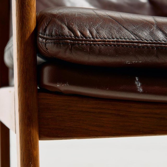 Oak Armchair by Laszlo Mazák for Wiesner-Hager, 1970s For Sale - Image 15 of 18