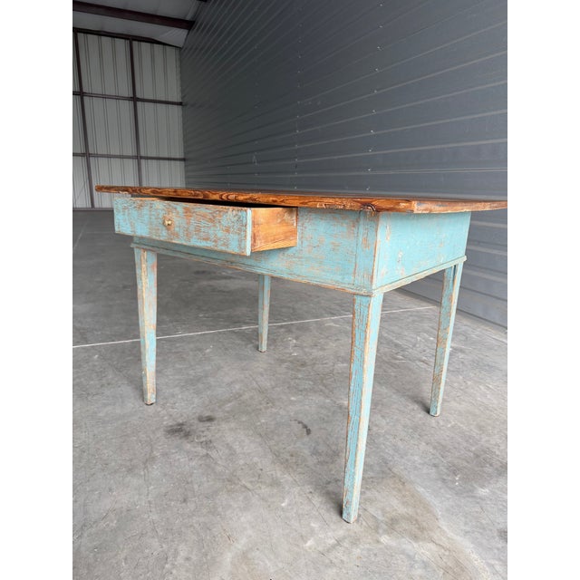 19th Century Primitive English Work Table For Sale - Image 4 of 13