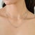 This contemporary minimalist sterling silver anchor link long chain is crafted in 925 sterling silver with a sleek and...
