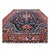 Antique Persian Serapi Wool 13x19 Blue & Red Handmade Oversized Area Rug #1143922 For Sale - Image 4 of 8