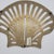 Metal Vintage Solid Brass Seashell Trivet Scalloped Shell Nautical Coastal Decor For Sale - Image 7 of 7