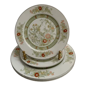 1978 “Kabuki” by Mikasa Chinoiserie Dinnerware - a Set of 4 Pieces