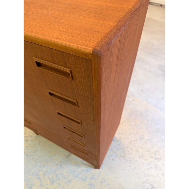 Teak Chest of Drawers, Denmark, 1970s For Sale - Image 9 of 11