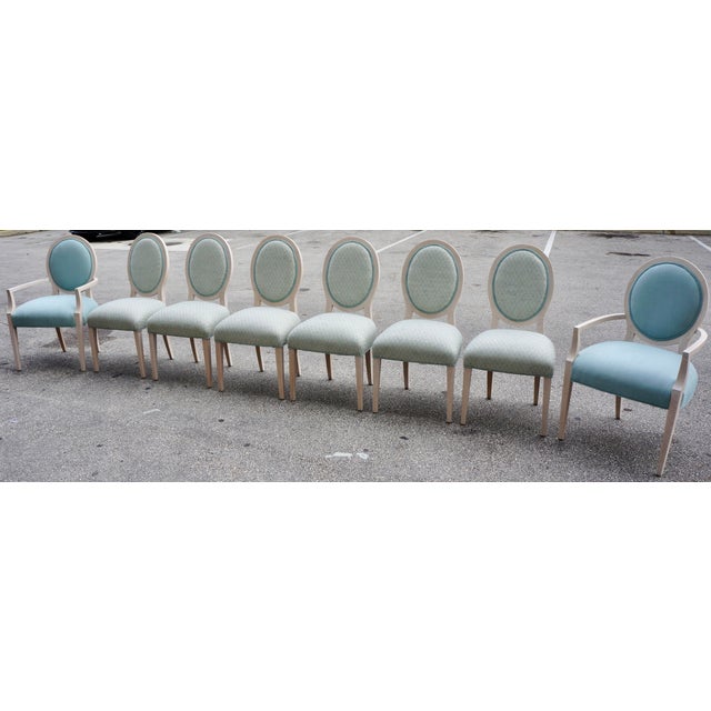 Mid 20th Century Mid 20th Century Louis XVI Style Dining Chairs Set of 8 For Sale - Image 5 of 8