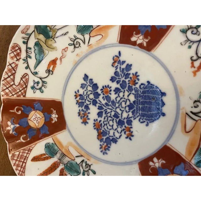 Ceramic 19th Century Japanes Imari Plates, 1880s, Set of 2 For Sale - Image 7 of 10