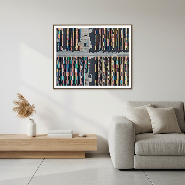 Contemporary "AV_Harbour_002" Size a Contemporary Fine Art Photograph Print by Bernhard Lang For Sale - Image 3 of 10