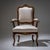 Antique Louis XV Style Armchair, 1880 For Sale - Image 6 of 6