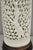Mid 20th Century Vintage Chinoiserie White Porcelain Fretwork Cherry Blossom Tree Table Lamp For Sale - Image 5 of 12