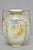 Ceramic Antique Nippon Art Nouveau Hand Painted Porcelain Pink Flower Twin Handle Vase For Sale - Image 7 of 14