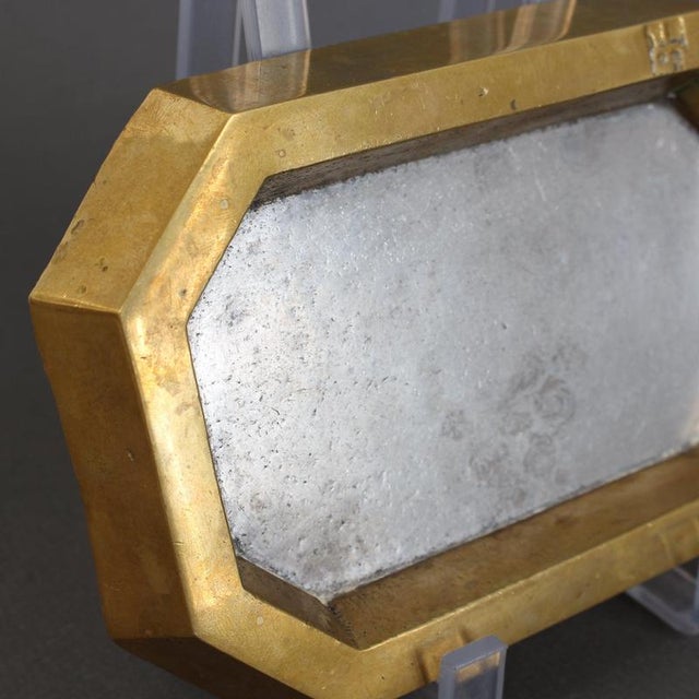 Aluminium and Brass Vide-Poche by David Marshall 1980s For Sale - Image 12 of 15