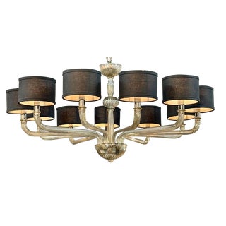 Murano 11-Arm Chandelier For Sale