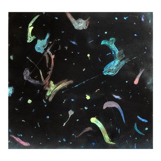 1970s Abstract Galaxy Painting For Sale