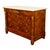 19th Century Antique 19th Century French Empire Burl Walnut Marble Ormolu Chest Drawers Commode 1810 For Sale - Image 5 of 14