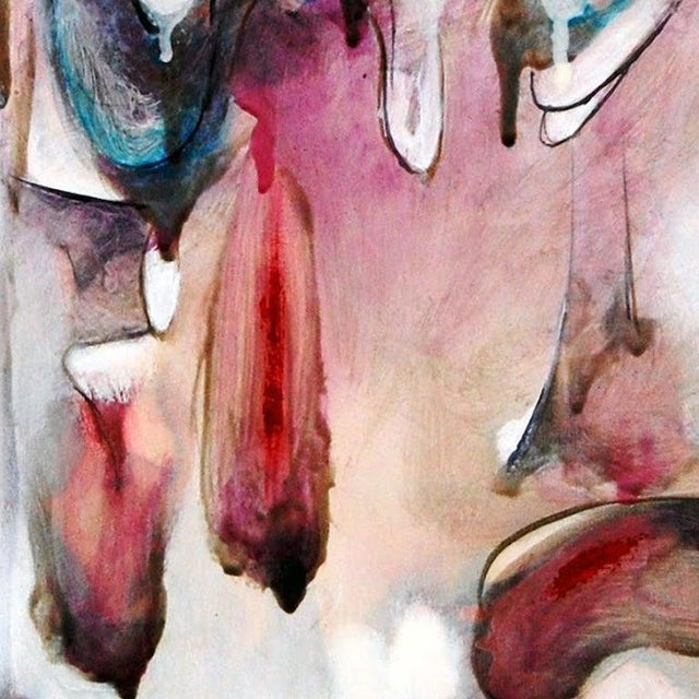 This is a one of a kind original abstract oil painting on wood panel by Southern California artist, Daniel Ketelhut. Its...