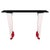 Red High Heels Console Table in Powder-Coated Aluminum by Altreforme For Sale - Image 8 of 8