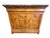 French Provincial French Louis Philippe Chest or Commode Burl Walnut W/Marble Top For Sale - Image 3 of 11