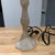 1920s Iron Lamp With Gorgeous Rare Marbelized Art Glass Shade For Sale - Image 4 of 6