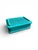 This stunning ceramic turquoise trinket or keepsake box has applied geometric design and was designed by Wilhelm Kåge for...