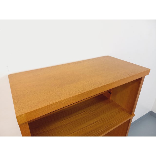1960s Vintage Oak Wood Bookcase, 1960s For Sale - Image 5 of 18