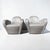 Post Modern Swivel Chairs by Michael Wolk - a Pair For Sale In Miami - Image 6 of 7