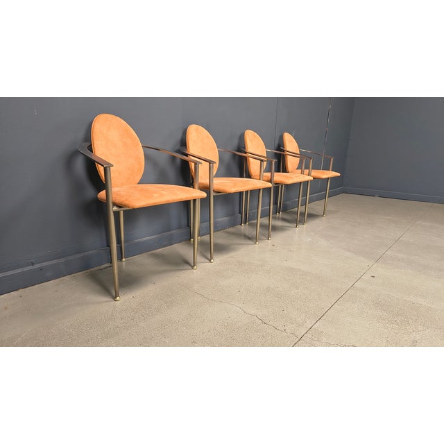 Vintage Dining Chairs from Belgo Chrom, 1980s, Set of 4 For Sale - Image 13 of 14